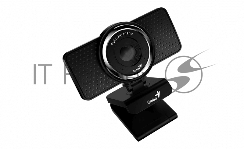 Интернет-камера Genius Веб-камера Genius ECam 8000 черная (Black) new package, 1080p Full HD, Mic, 360°, универсальное мониторное крепление, гнездо для штатива
