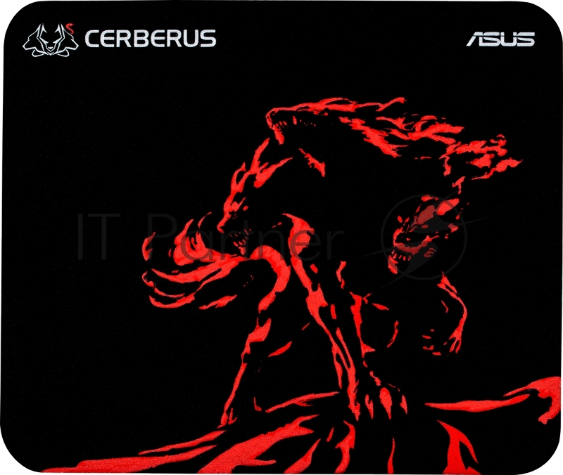 Коврик для мыши Asus CERBERUS MAT MINI черный/красный