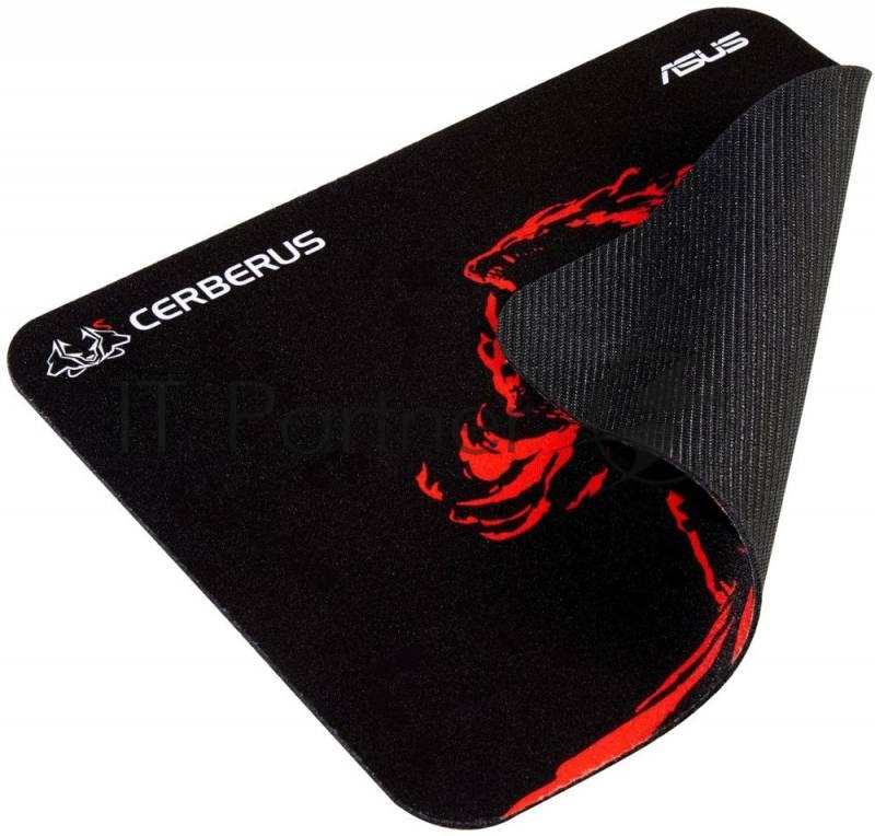 Коврик для мыши Asus CERBERUS MAT MINI черный/красный