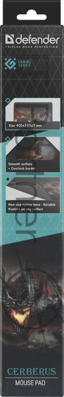 Игровой коврик Defender Cerberus XXL 400x355x3 мм, ткань+резина