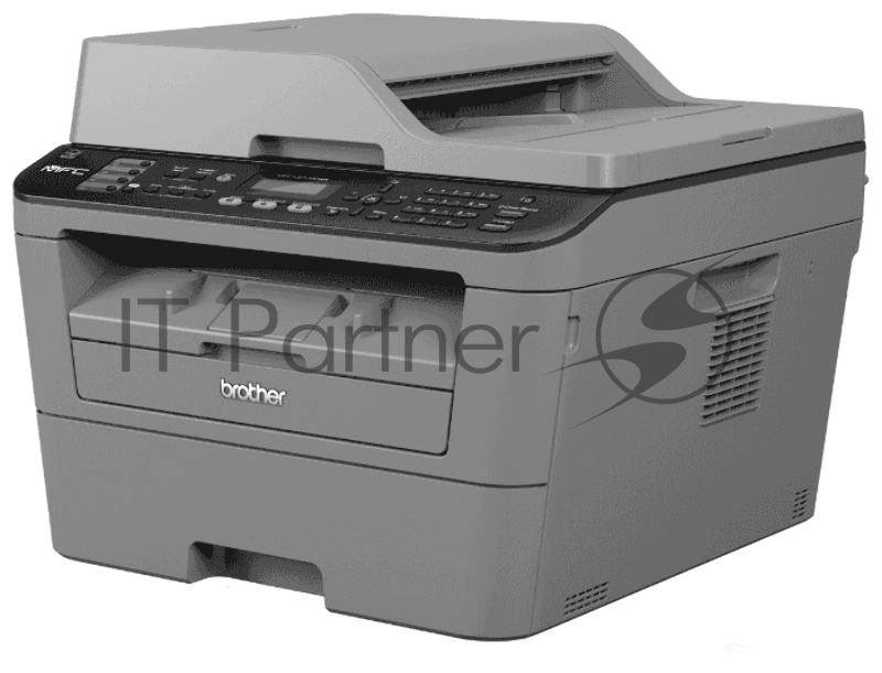 МФУ Brother MFC-L2700DWR лазерный принтер/сканер/копир/факс, A4, 26 стр/мин, 2400x600 dpi, 32 Мб, дуплекс, ADF35, подача: 251 лист., вывод: 100 лист., Ethernet, USB, Wi-Fi, ЖК-панель (старт.к-ж 700 стр) (замена MFC-7360NR)