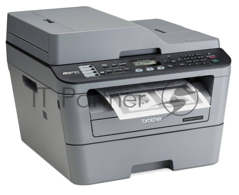 МФУ Brother MFC-L2700DWR лазерный принтер/сканер/копир/факс, A4, 26 стр/мин, 2400x600 dpi, 32 Мб, дуплекс, ADF35, подача: 251 лист., вывод: 100 лист., Ethernet, USB, Wi-Fi, ЖК-панель (старт.к-ж 700 стр) (замена MFC-7360NR)