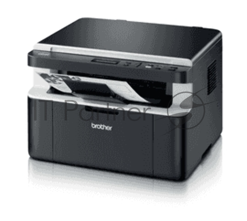 МФУ Brother DCP-1612WR лазерный принтер/сканер/копир, A4, 20 стр/мин, 2400x600 dpi, 32 Мб, подача: 150 лист., вывод: 50 лист., USB, Wi-Fi, ЖК-панель (старт.к-ж 1000 стр)