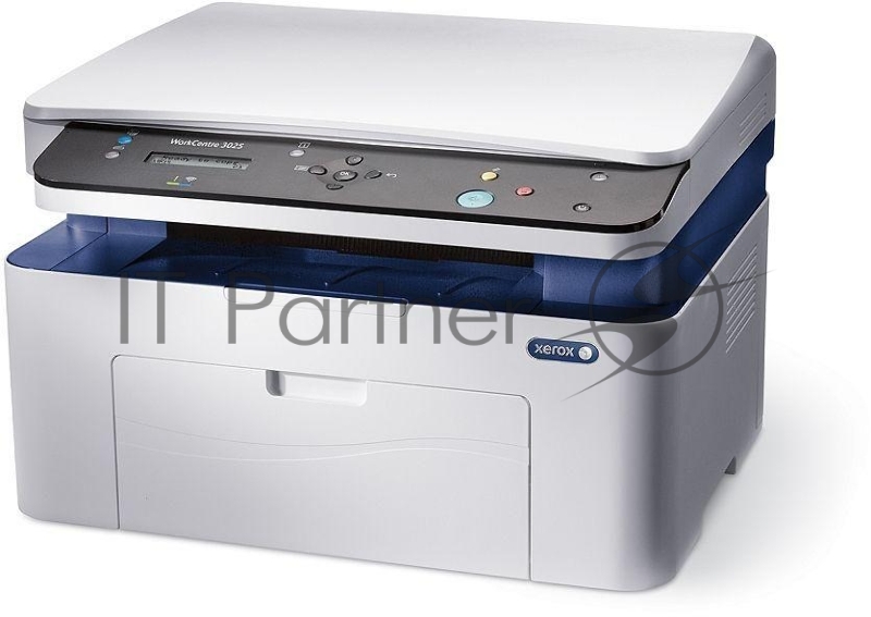 МФУ Xerox WorkCentre 3025BI (WC3025BI#) светодиодный принтер/сканер/копир, A4, 20 стр/мин, 1200x1200 dpi, 128 Мб, подача: 151 лист., вывод: 100 лист., USB, Wi-Fi, ЖК-панель, до 15K стр/мес. (Channels)