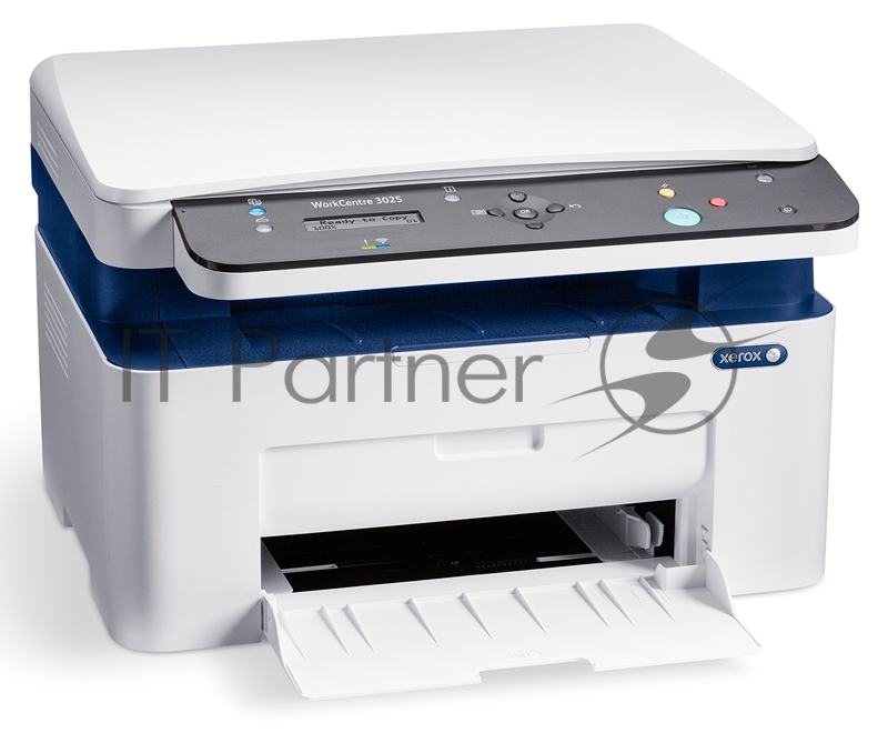 МФУ Xerox WorkCentre 3025BI (WC3025BI#) светодиодный принтер/сканер/копир, A4, 20 стр/мин, 1200x1200 dpi, 128 Мб, подача: 151 лист., вывод: 100 лист., USB, Wi-Fi, ЖК-панель, до 15K стр/мес. (Channels)