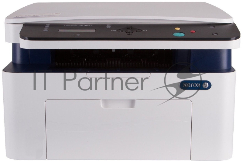 МФУ Xerox WorkCentre 3025BI (WC3025BI#) светодиодный принтер/сканер/копир, A4, 20 стр/мин, 1200x1200 dpi, 128 Мб, подача: 151 лист., вывод: 100 лист., USB, Wi-Fi, ЖК-панель, до 15K стр/мес. (Channels)