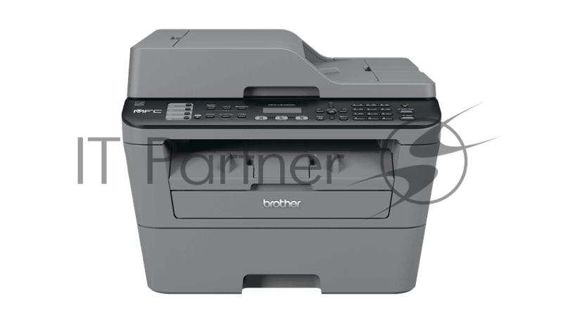 МФУ Brother MFC-L2700DNR лазерный принтер/сканер/копир/факс, A4, 24 стр/мин, 2400x600 dpi, 32 Мб, дуплекс, ADF35, подача: 251 лист., вывод: 100 лист., Ethernet, USB, ЖК-панель (старт к-ж. 700 стр) (замена MFC-7360NR)