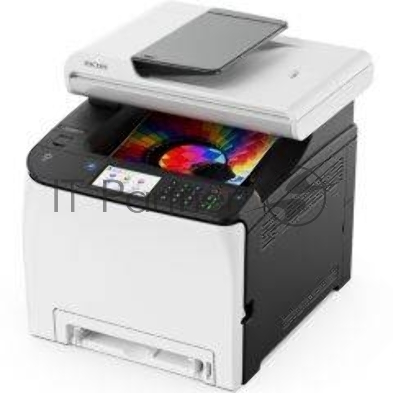 Цветное светодиодное 4в1 МФУ Ricoh SP C361SFNw (А4, 30 стр/мин, факс, принтер, сканер, копир, Wi-Fi, дуплекс, сеть, картридж)