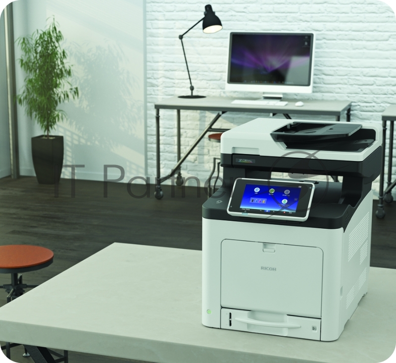 Цветное светодиодное 4в1 МФУ Ricoh SP C361SFNw (А4, 30 стр/мин, факс, принтер, сканер, копир, Wi-Fi, дуплекс, сеть, картридж)