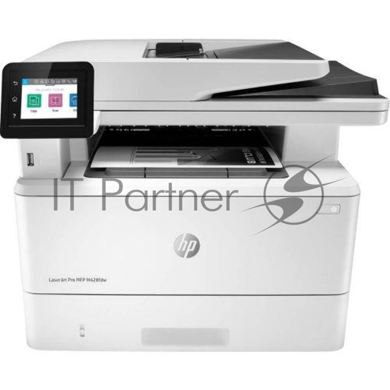 МФУ лазерный, HP LaserJet Pro RU M428dw (W1A31A), принтер/сканер/копир, A4 Duplex Net WiFi белый/черный