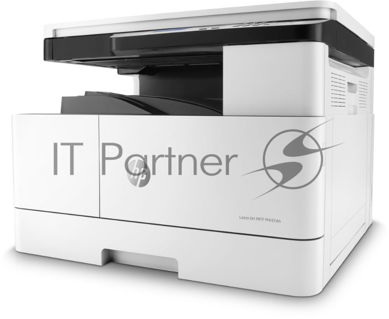 МФУ HP LaserJet M442dn, принтер/сканер/копир, (A3, скор. печ. A4-24 стр/мин A3-13 стр/мин разр. скан. 600х600, печети 1200х1200 LAN, USB)