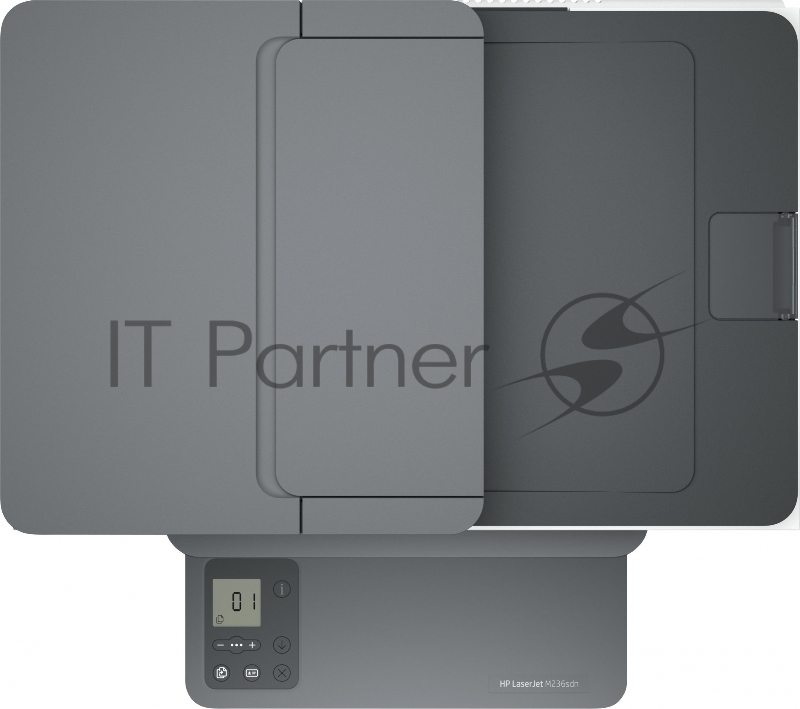 МФУ лазерный HP LaserJet M236sdn (A4, принтер/сканер/копир, 600dpi, 29ppm, 64Mb, ADF40, Duplex, Lan, USB) (9YG08A)