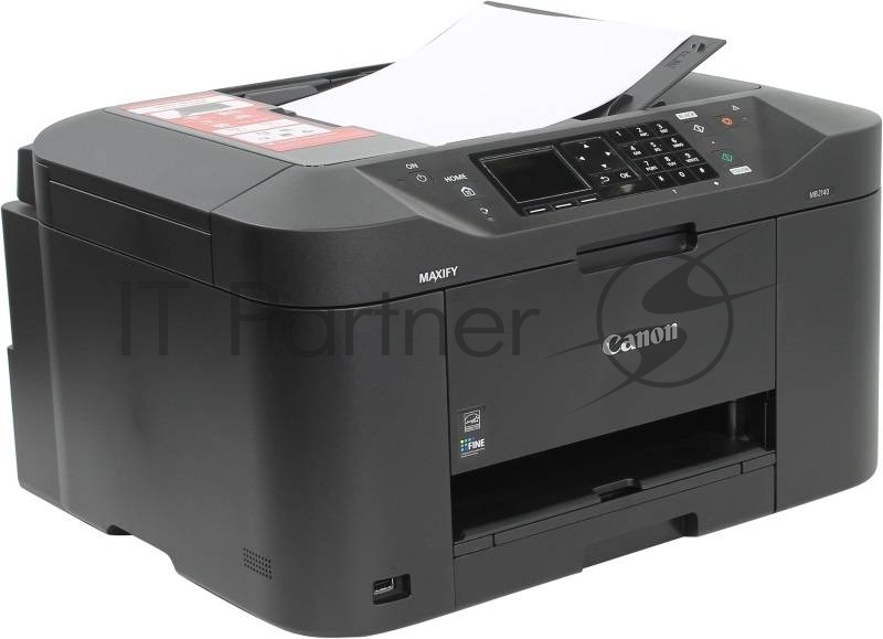 МФУ Canon MAXIFY MB2140, 4-цветный струйный принтер/сканер/копир/факс, A4, 19 (13 цв) изобр./мин, 1200x600 dpi, ADF, дуплекс, подача: 250 лист., USB, Wi-Fi, картридер, печать фотографий, цветной ЖК-дисплей (замена MB2040)