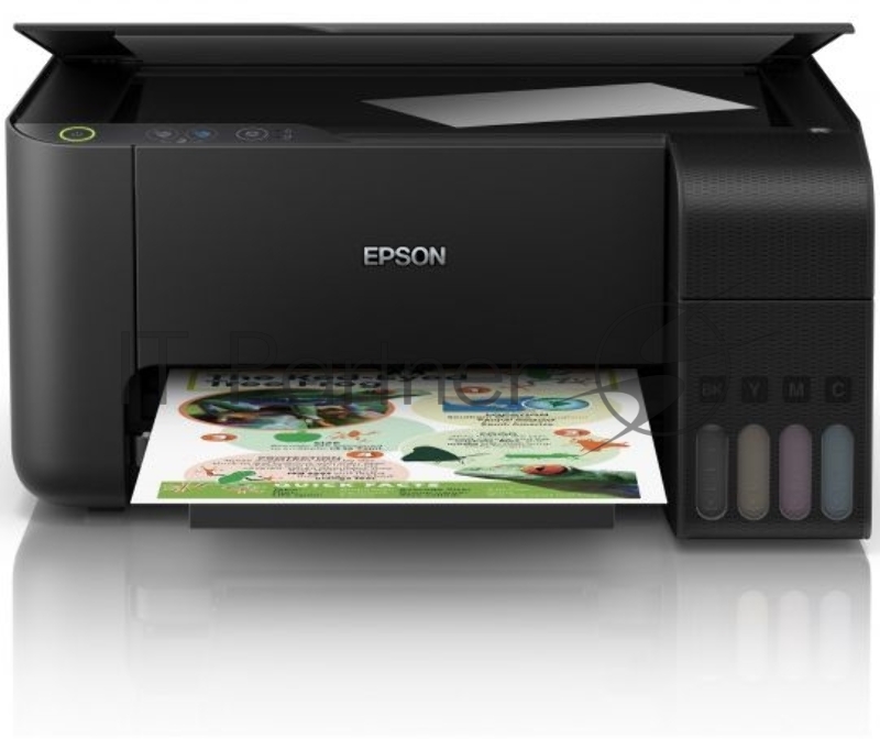 МФУ струйное Epson L3100, (C11CG88401), принтер/ сканер/ копир А4 4-цветн. сист. печати