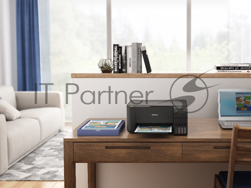 МФУ струйное Epson L3100, (C11CG88401), принтер/ сканер/ копир А4 4-цветн. сист. печати