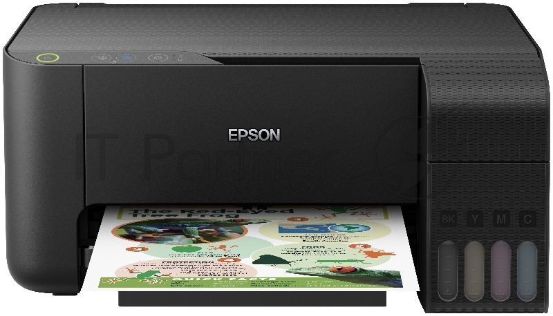 МФУ струйное Epson L3100, (C11CG88401), принтер/ сканер/ копир А4 4-цветн. сист. печати