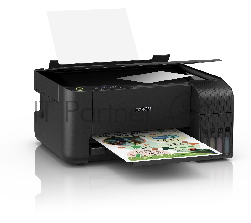 МФУ струйное Epson L3100, (C11CG88401), принтер/ сканер/ копир А4 4-цветн. сист. печати