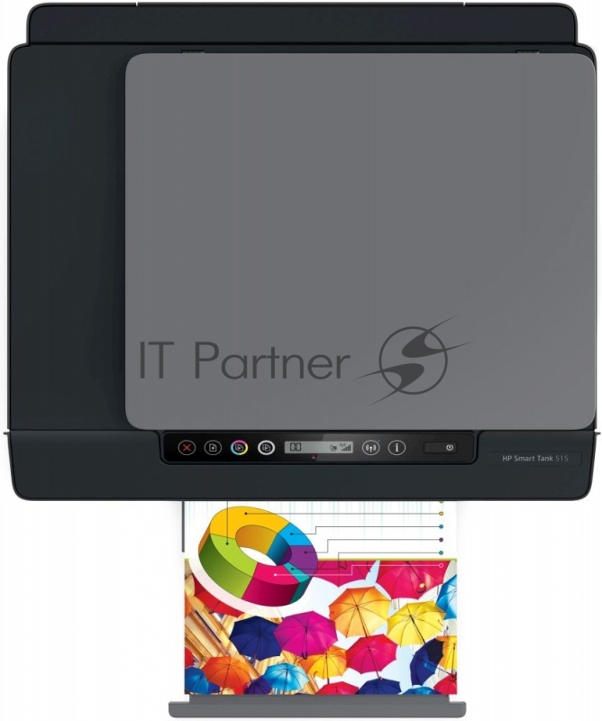 МФУ cтруйное HP Smart Tank 515 AiO Printer (СНПЧ, принтер/ сканер/ копир, А4, 11/5 стр/мин, USB, WiFi)