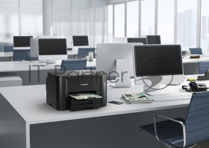 Принтер Canon MAXIFY IB4140, 4-цветный струйный, A4, 24 (15.5 цв) изобр./мин, 600x1200 dpi, дуплекс, подача: 500 лист., Ethernet, USB, Wi-Fi, печать фотографий