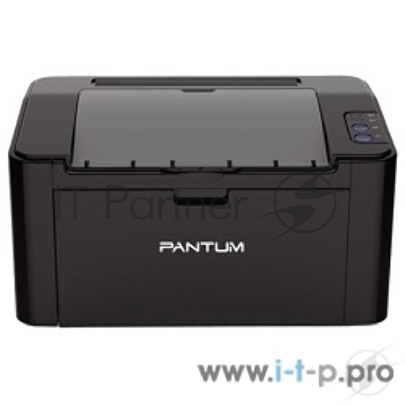 Принтер Pantum P2500W, лазерный А4, 22 стр/мин, 1200x1200 dpi, 128 Мб, подача: 150 лист., USB, Wi-Fi, картридер, черный корпус