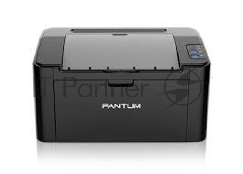 Принтер Pantum P2500, лазерный А4, 22 стр/мин, 1200x1200 dpi, 128 Мб, подача: 150 лист., USB, картридер, черный корпус (Старт.к-ж P-210E - 700 стр., max 15000 стр/мес)