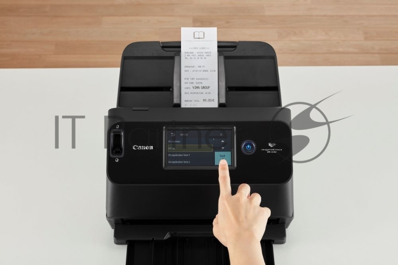 Сканер Canon DR-S150 (Цветной, двусторонний, 45 стр./мин, ADF 60, Ethernet, USB 3.2, WI-FI, 3 года гарантии)