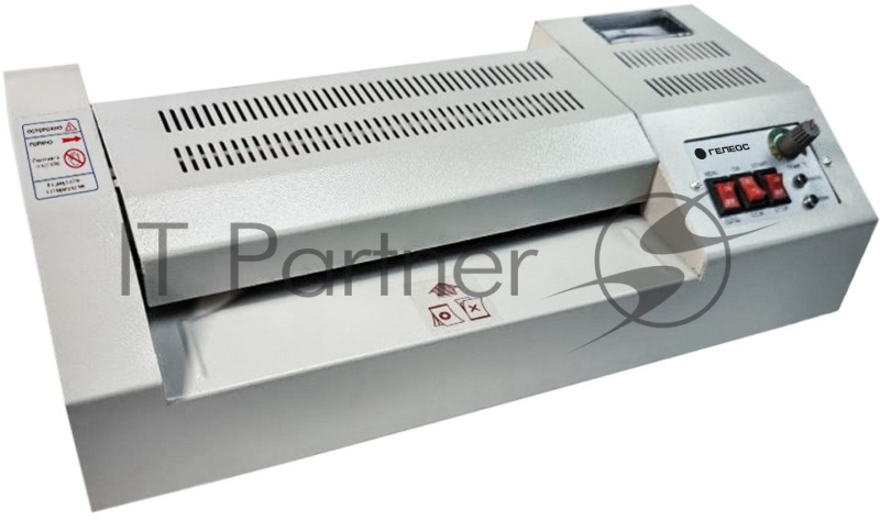 Ламинатор ГЕЛЕОС ЛМ A4 Про, А4, 2х250 (пленка 60-250мкм), 620 мм/мин, 4 вала, реверс, металл. корпус, мах толщина 2мм