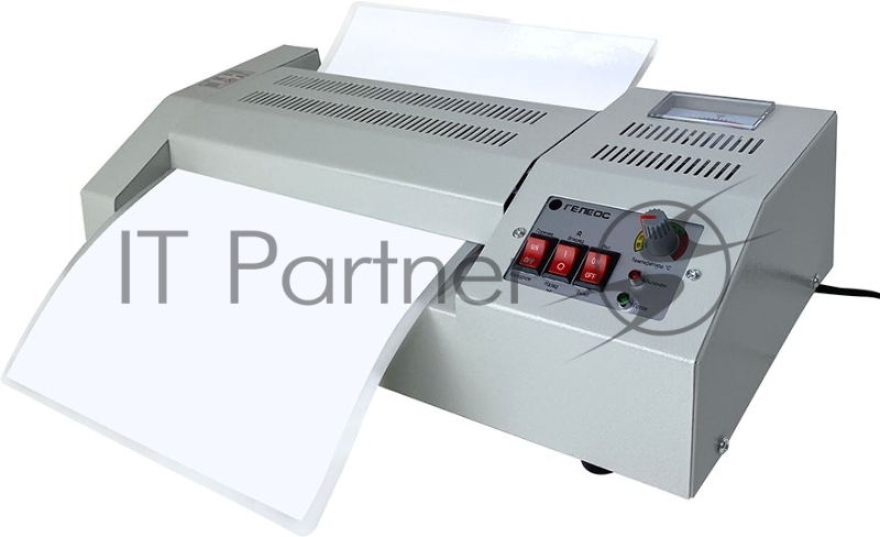 Ламинатор ГЕЛЕОС ЛМ A4 Про, А4, 2х250 (пленка 60-250мкм), 620 мм/мин, 4 вала, реверс, металл. корпус, мах толщина 2мм