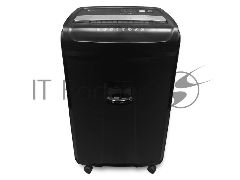 Шредер ГЕЛЕОС УО36-4 (DIN P-4) фрагмент 3,9x30мм, 33 листа (70гр./м²), 36 литров, Уничт.скобы,скрепки,пл.карты,C