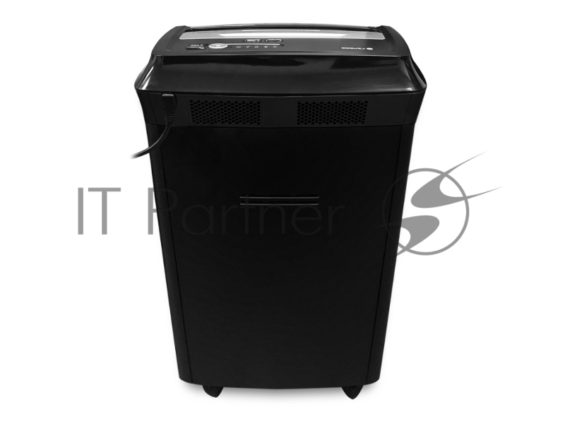 Шредер ГЕЛЕОС УО36-4 (DIN P-4) фрагмент 3,9x30мм, 33 листа (70гр./м²), 36 литров, Уничт.скобы,скрепки,пл.карты,C