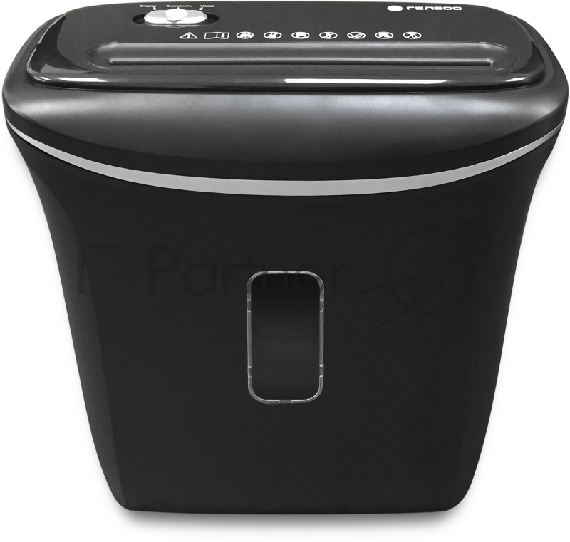 Шредер ГЕЛЕОС УД14-4, (DIN P-4), фрагмент 3,9х30мм, 6-8 лист (70г/м2), скобы, 14 литров