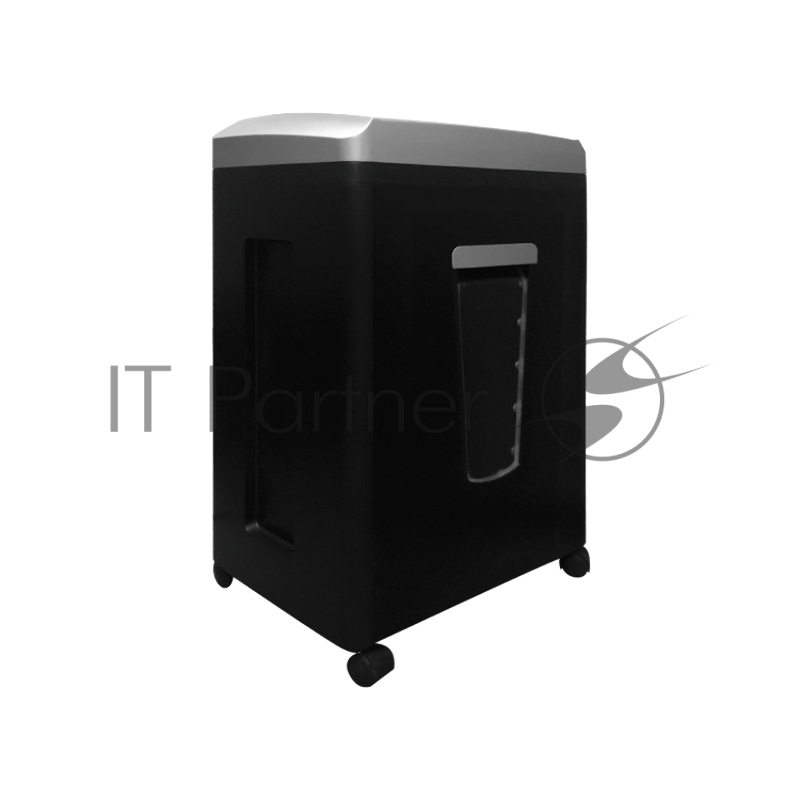 Шредер ГЕЛЕОС УП21-7, DIN P-7 (7 ур-нь секр.), фрагмент 0,8х2мм, 6-7 лист (70г/м2), CD/пл.карты, 23 литра