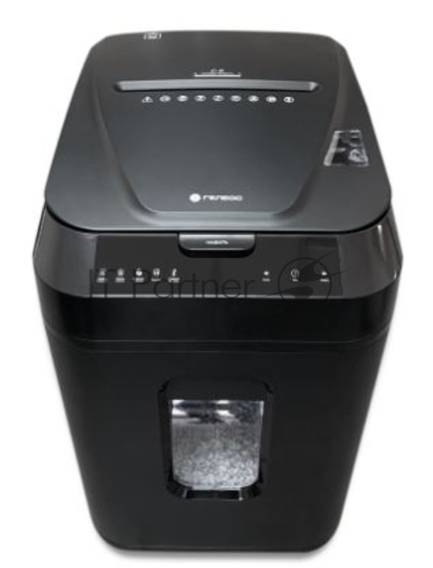 Шредер ГЕЛЕОС АП40-4, DIN P-4 (4 ур-нь секр.), фрагмент 3,9х12мм, АВТОПОДАЧА 170 лист (70г/м2), пл.карты/скрепки/скобы, 37 литров