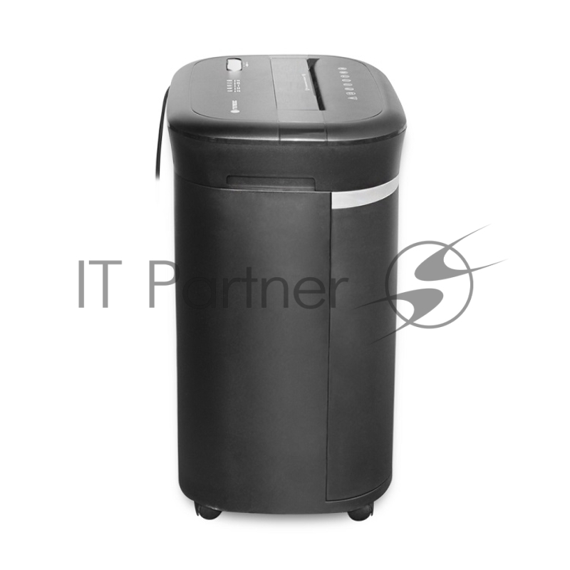 Шредер ГЕЛЕОС УМ28-4, DIN P-4 (4 ур-нь секр.), фрагмент 3,9х30мм, 19-21 лист (70г/м2), CD/пл.карты/скрепки/скобы, 28 литров