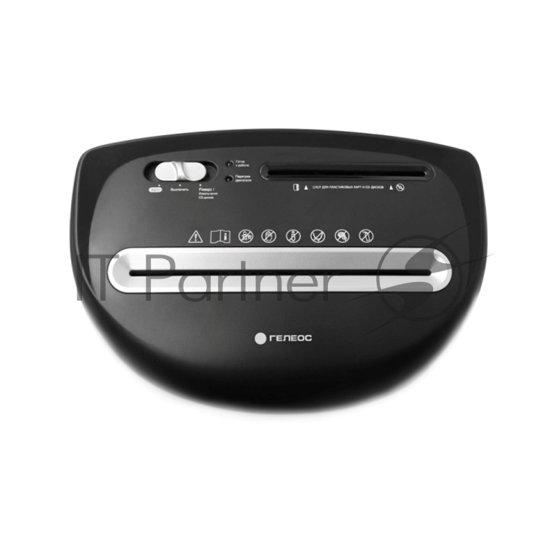 Шредер ГЕЛЕОС Уничтожитель документов УП23-4 DIN P-4 {(4 ур-нь секр.), фрагмент 3,9х35мм, 14-16 лист (70г/м2), CD/пл.карты/скрепки/скобы, 23 л.}