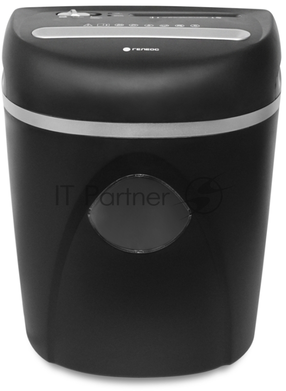 Шредер ГЕЛЕОС Уничтожитель документов УП23-4 DIN P-4 {(4 ур-нь секр.), фрагмент 3,9х35мм, 14-16 лист (70г/м2), CD/пл.карты/скрепки/скобы, 23 л.}