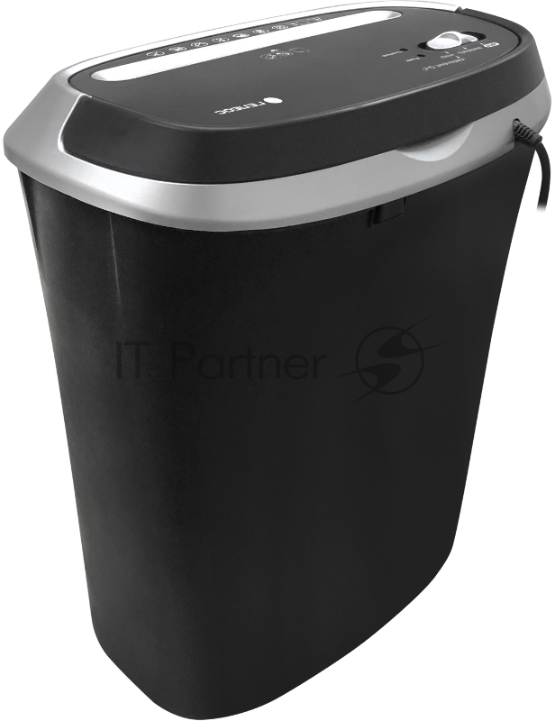 Уничтожитель документов ГЕЛЕОС УМ30-4, DIN P-4 (4 ур-нь секр.), фрагмент 3,8х35мм, 15-17 (70г/м2), CD/пл.карты/скрепки/скобы, 30 литров