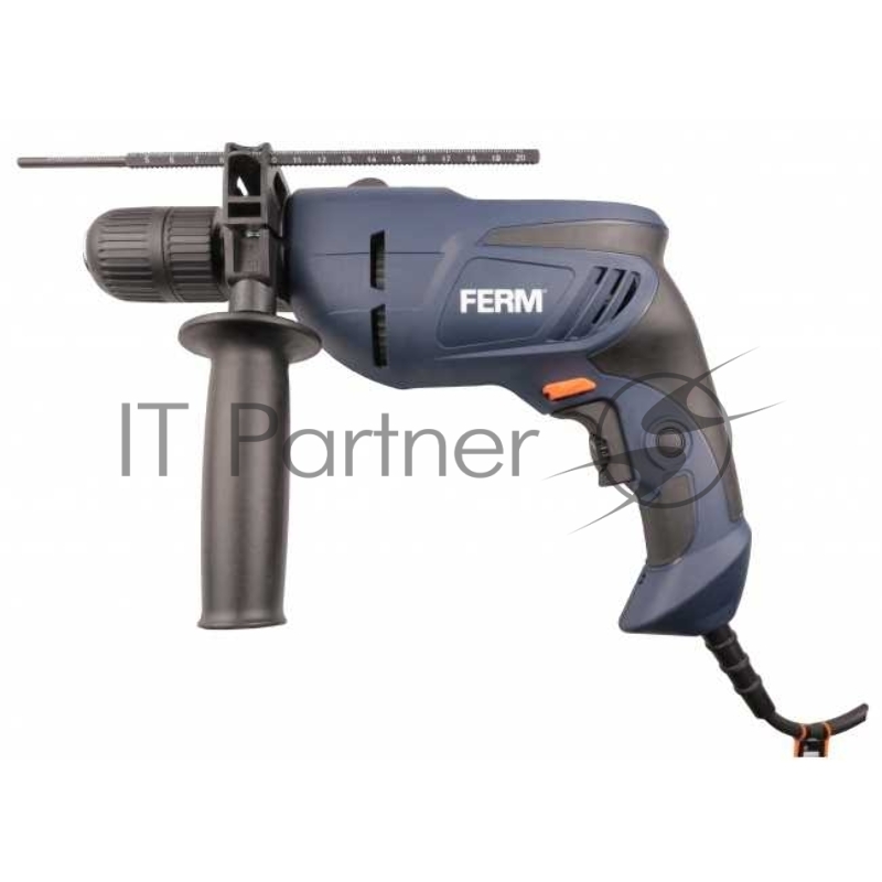 Дрель ударная FERM PDM1052 мощность-800W/скорость вр.-0-3000 об/мин/число ударов-0-48000/бетон/сталь/дер