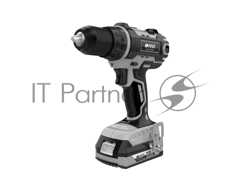 Дрель PROF HIPER аккумуляторная HCD18C KIT 18 В, 60Нм, в кейсе