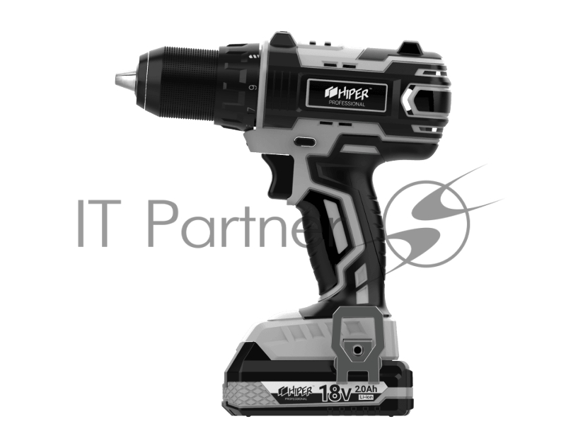 Дрель PROF HIPER аккумуляторная HCD18C KIT 18 В, 60Нм, в кейсе