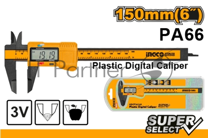 Штангенциркуль электронный пластиковый