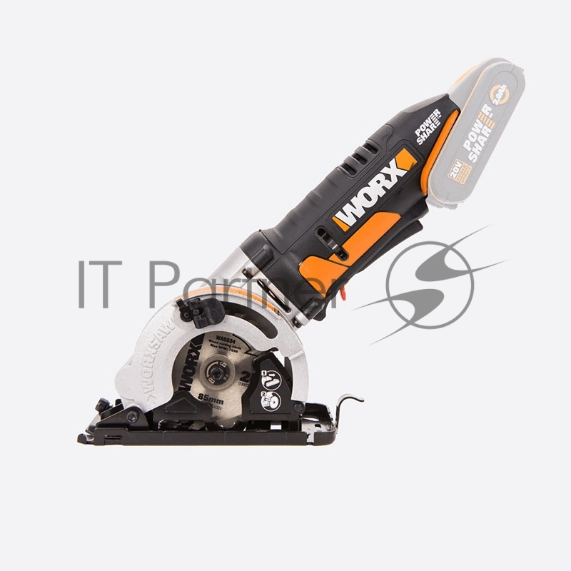 Дисковая пила аккумуляторная WORX SAW WX527.9 20В без АКБ и ЗУ