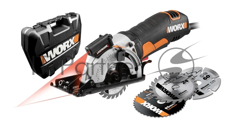 Дисковая пила WORX WX426 400 Вт, 85 мм, кейс