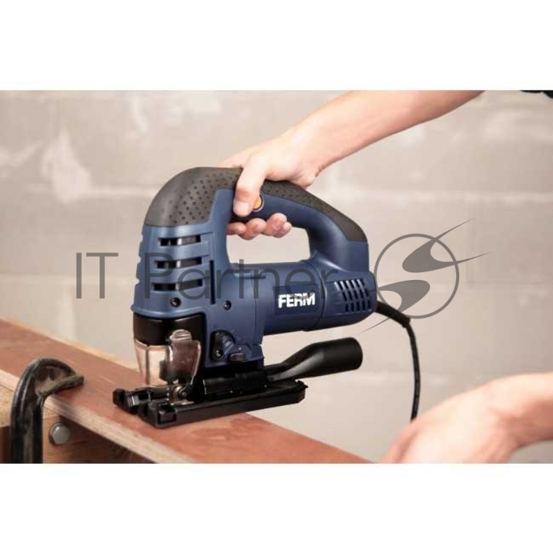 Пила лобзиковая FERM JSM1025P мощность-750 W/скорость вр.- 500-3000/ход мм- 26/древо/сталь мм-90/10