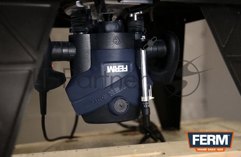 Фрезер FERM PRM1015 мощность-1300W/скорость вр.-9000 - 30000/цанга 6-8мм