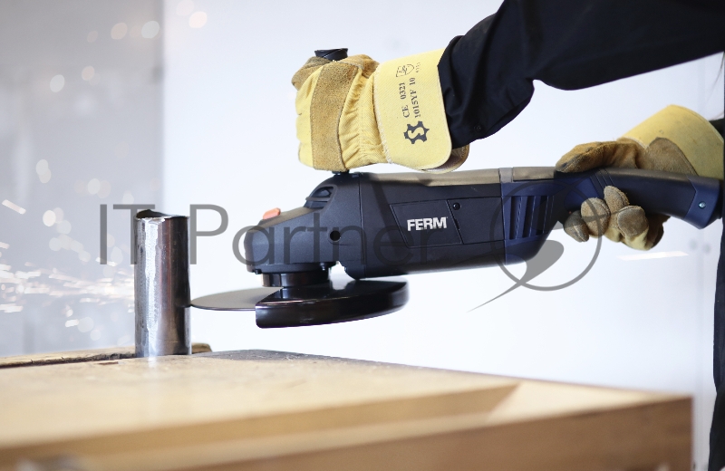 Углошлифмашина большая FERM AGM1088 мощность-950W/скорость вр.-6500/д.диска-230/шпиндель-