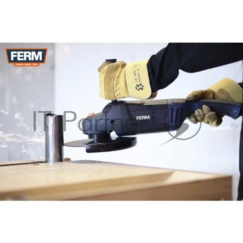 Углошлифмашина большая FERM AGM1088 мощность-950W/скорость вр.-6500/д.диска-230/шпиндель-