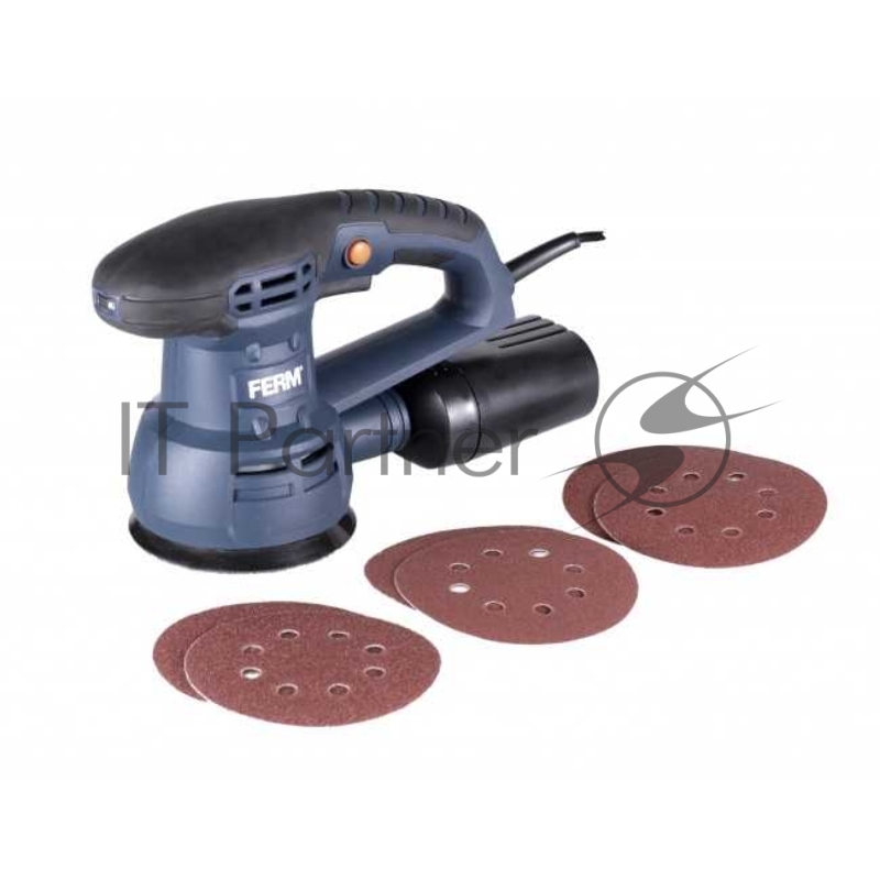Орбитальная шлифовальная машина FERM ESM1010, 125 мм., 430 Вт, 5000-13000 об.мин., коробка
