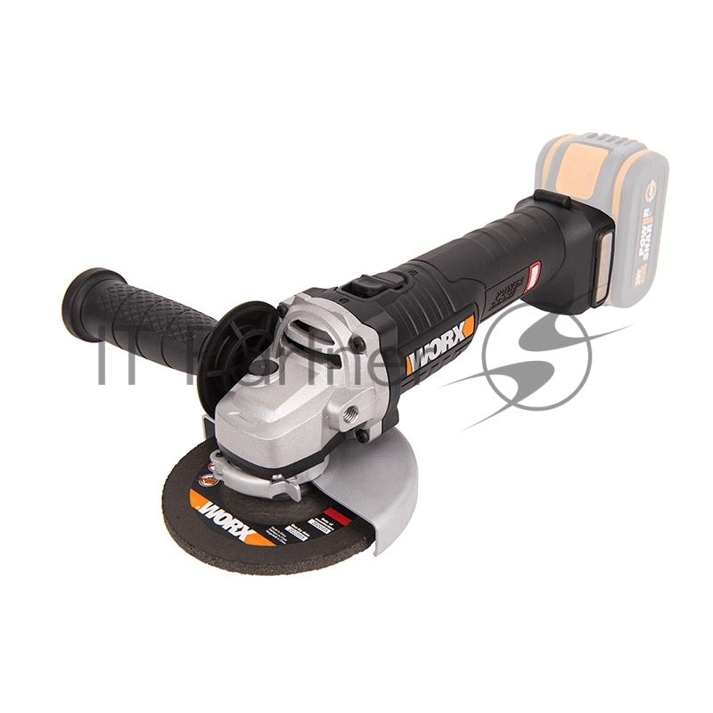 Угловая шлифмашина аккумуляторная WORX WX812.9, 125мм, 20В, бесщеточная без АКБ и ЗУ