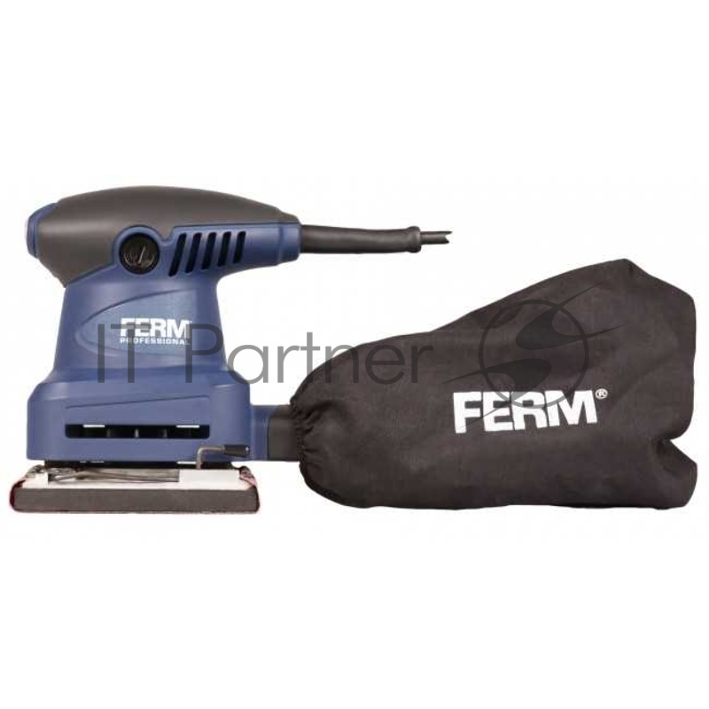 Орбитальная шлифовальная машина FERM PSM1028P, 140x114 мм.,220 Вт, 15000 об.мин., коробка